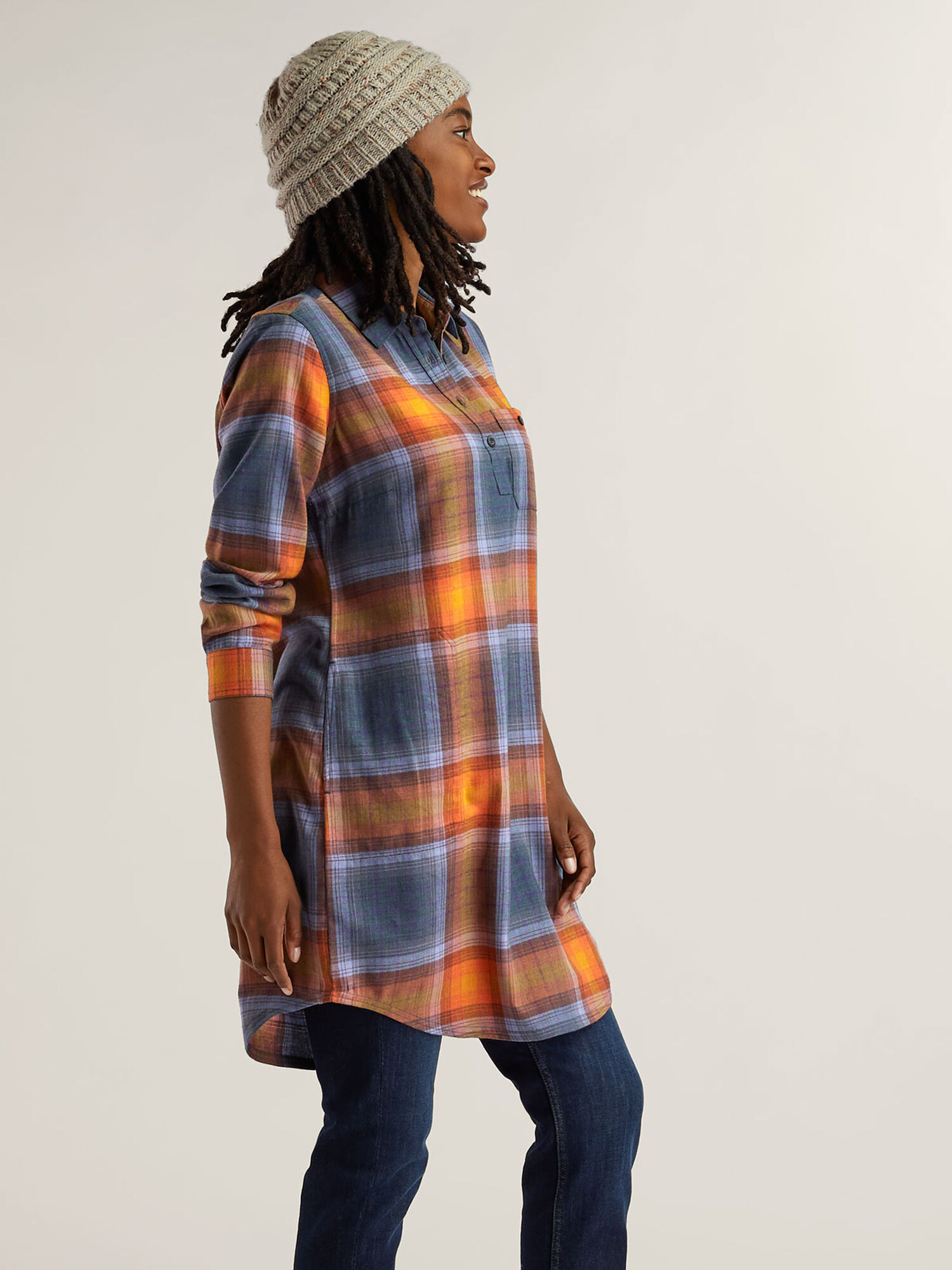 Plaiditude Long Sleeve Dress, , original