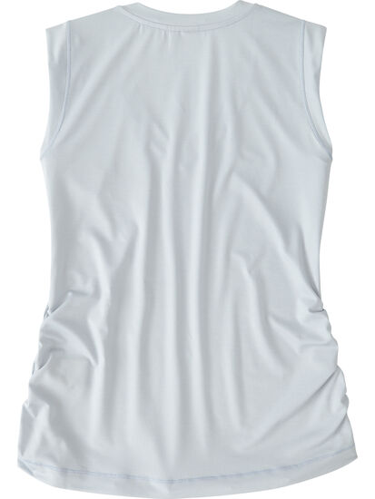 V Neck Ruched Tank Top: Solar Flair | Title Nine