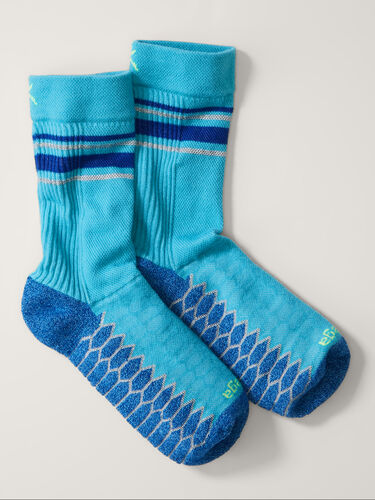Smash Silver Mini Crew Socks