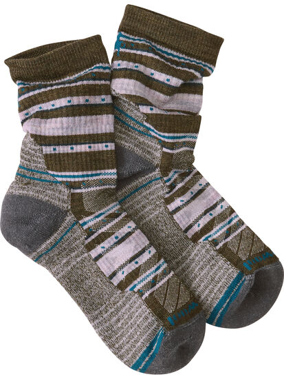 Go Zone 2.0 Cushioned Hiking Socks - Stripes: Image 1