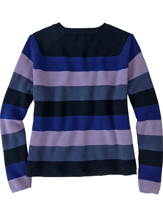 Crew Sweater Offsite for Title | Women: Striped Nine Neck