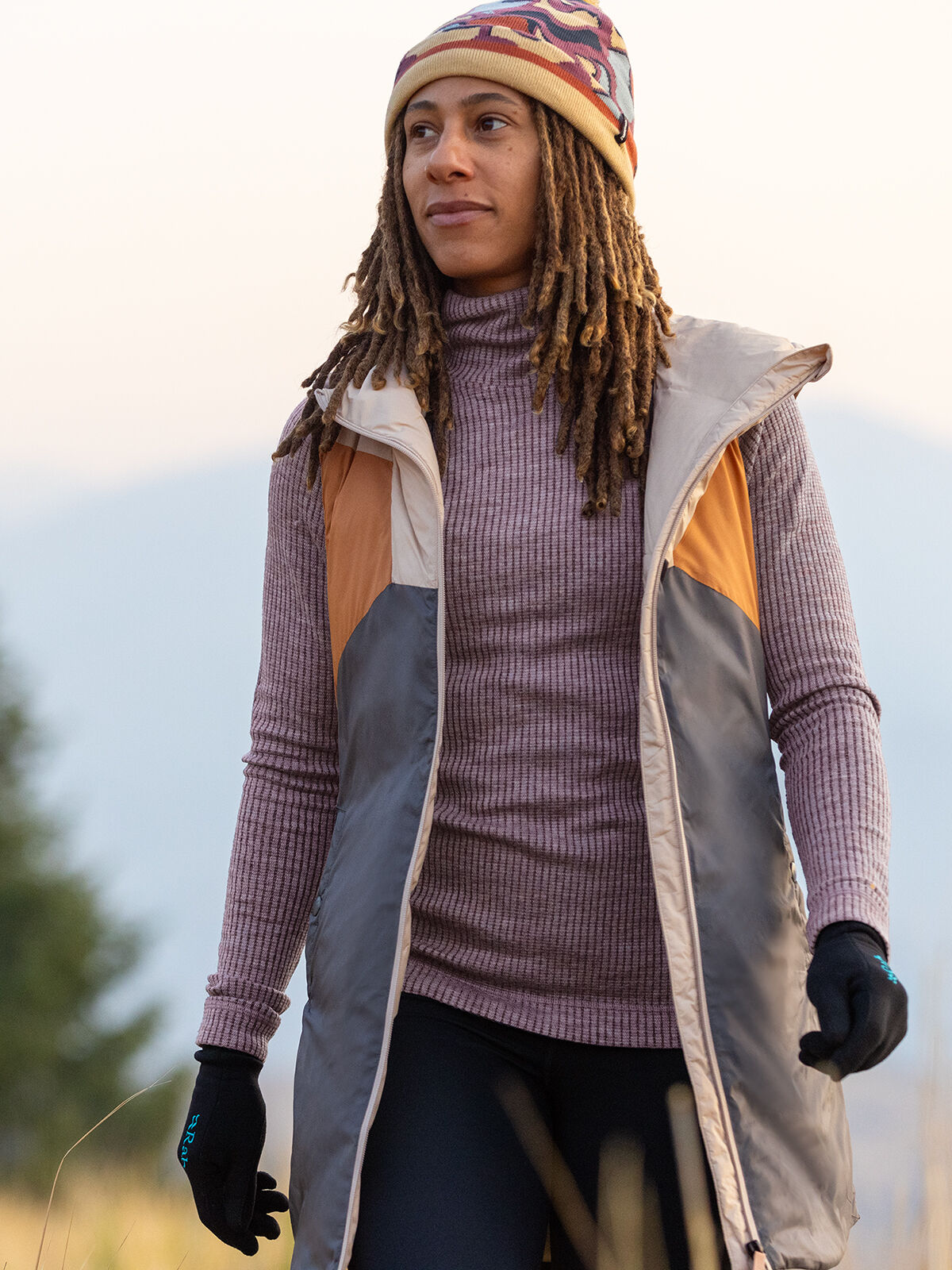 Women's ribbed turtleneck top online