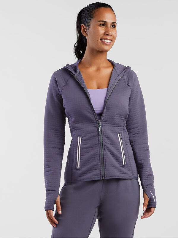 Full Zip Hoodie: Women's Alpine Air Polartec