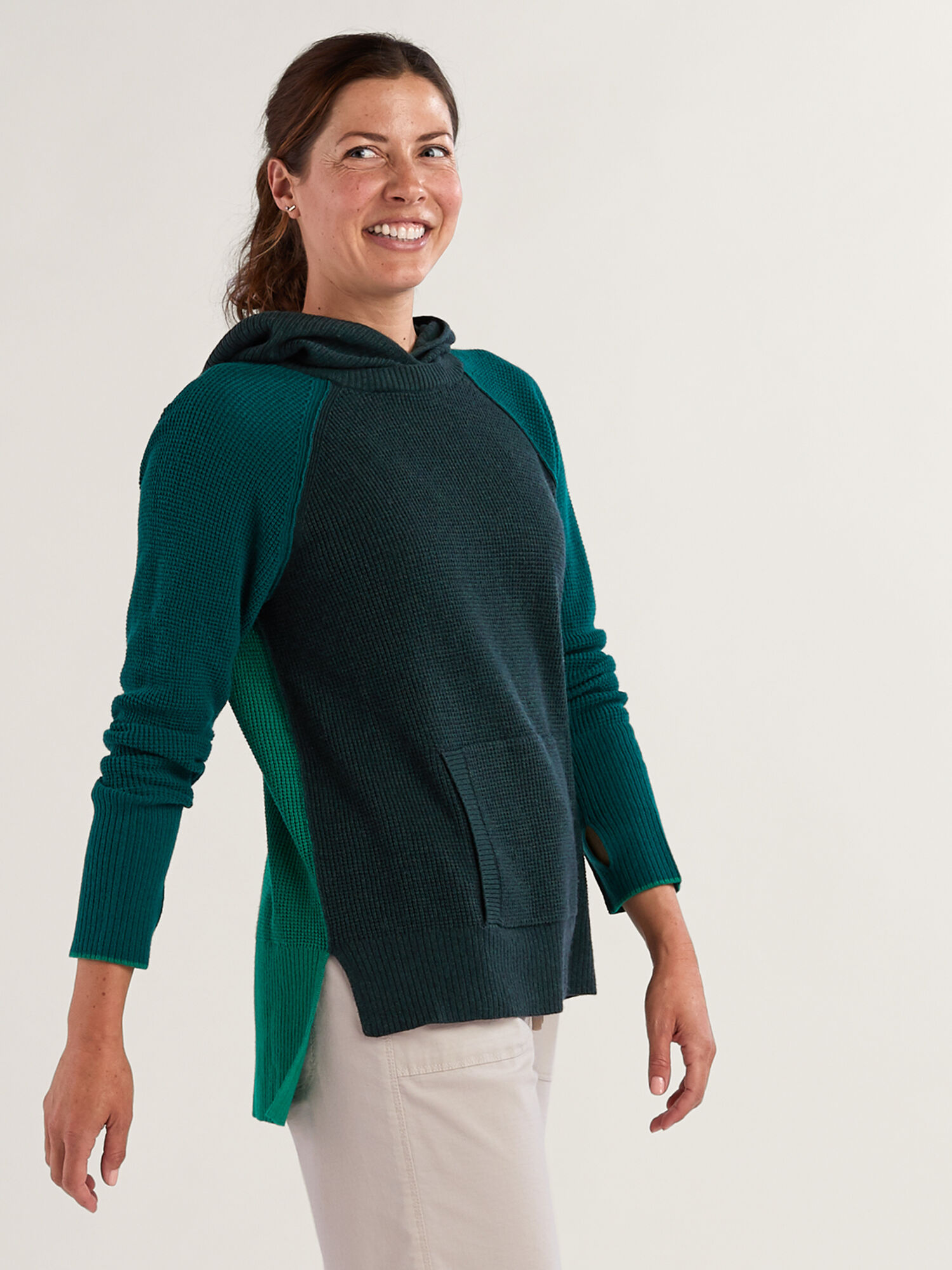 Saltbox Waffle Tunic Sweater, , original