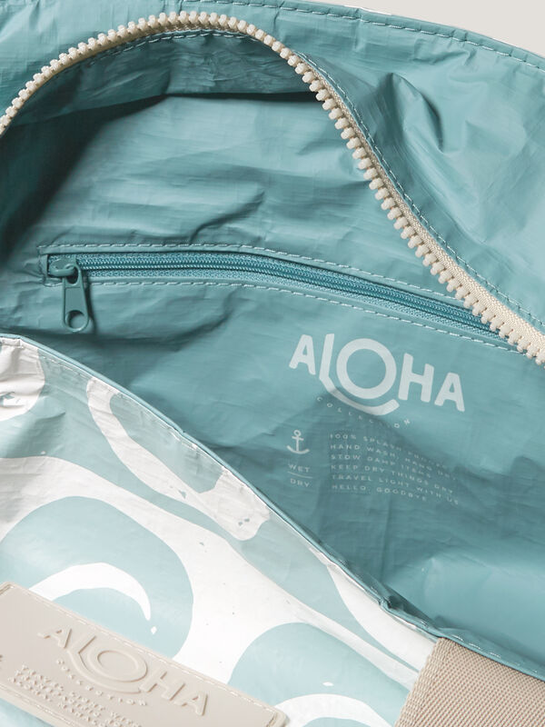 Aloha Day Tripper Zipper Tote Bag