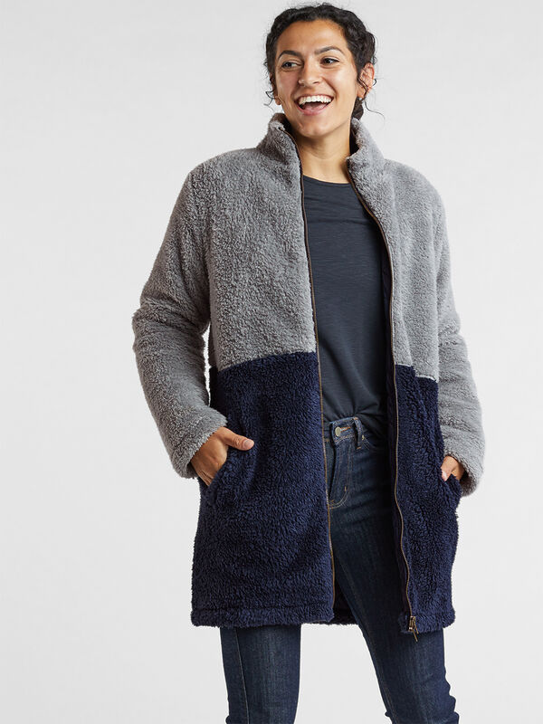 Flip Turn Reversible Fleece Jacket, , model