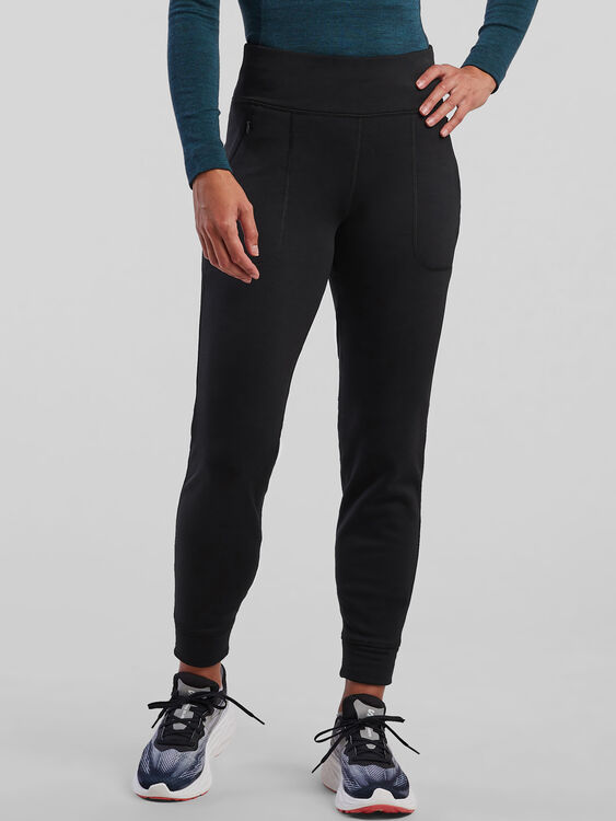 Women's Fleece Lined Sweatpants Slim-Fit Warm Comfy Sports Pants