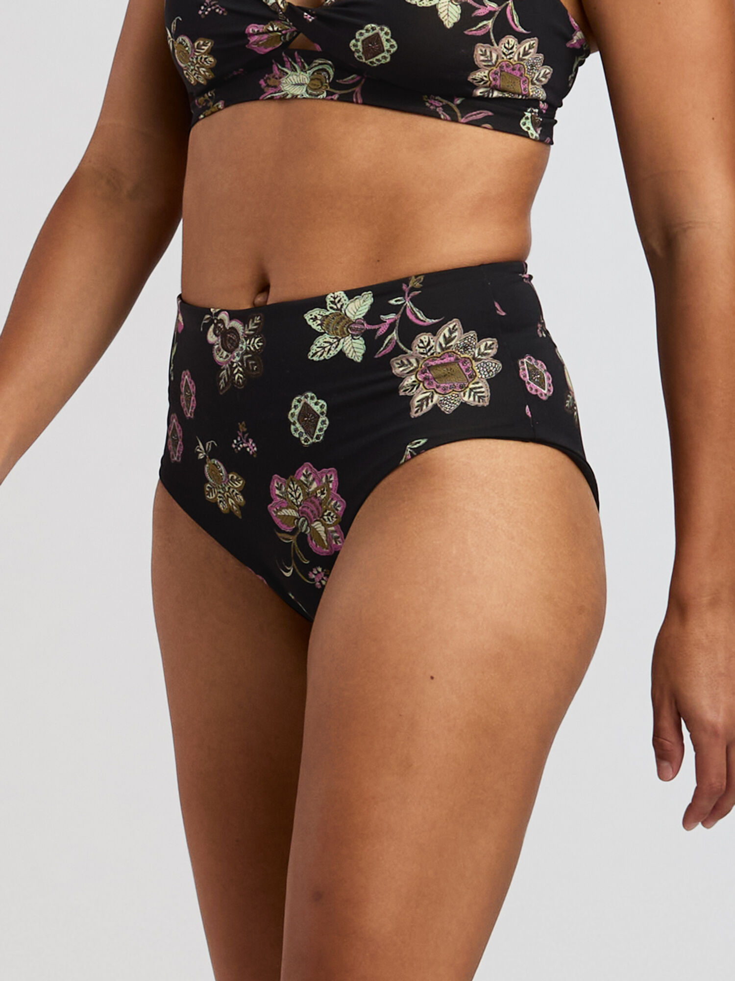 Erin Reversible High Rise Bikini Bottom - Solstice, , original