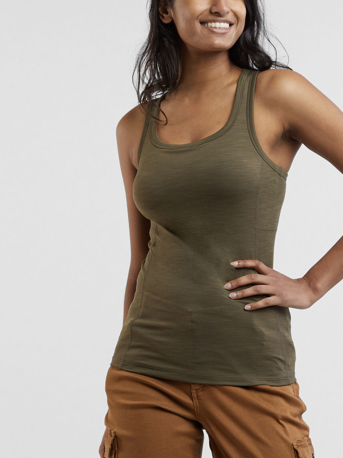 Womens tank tops with top built in shelf bra