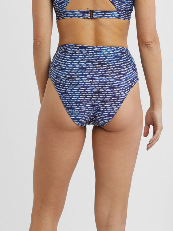 Streamline High Waisted Bikini Bottom - Shibori Mini, , original