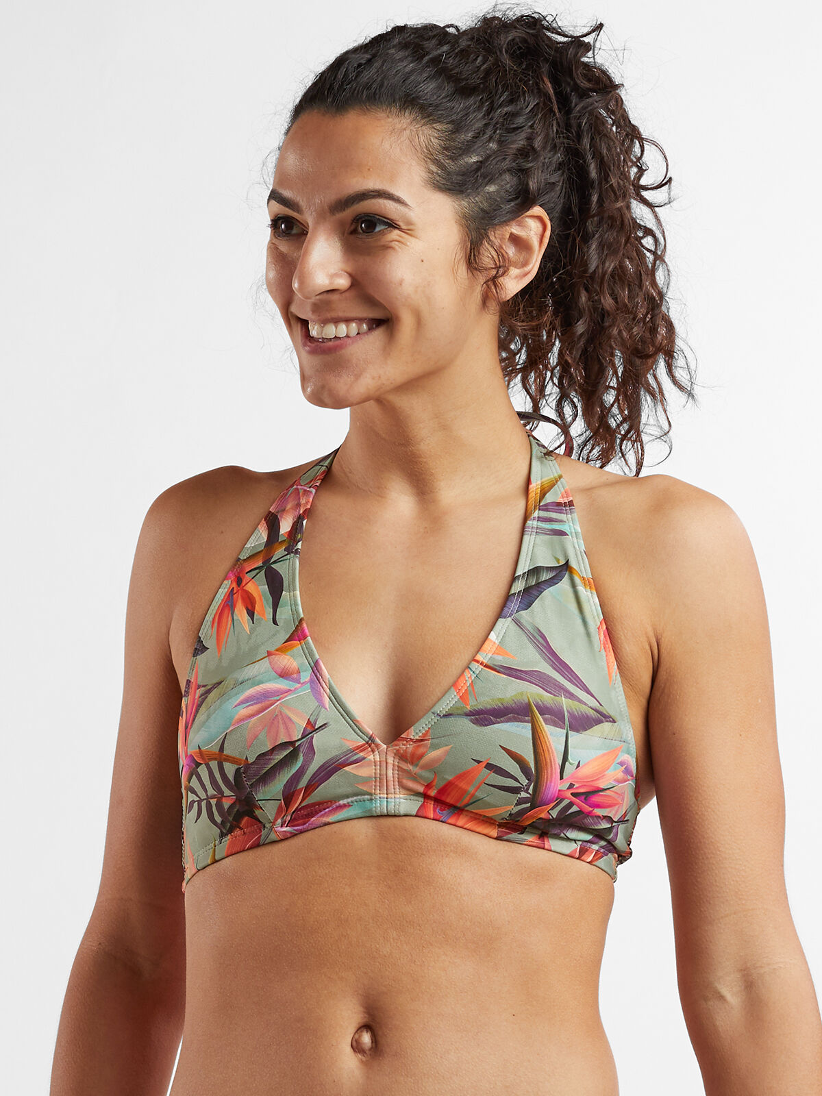 Halter Bikini Top: Makai | Title Nine