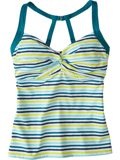 Pele Tankini Top - Rough Edges Stripe, , original