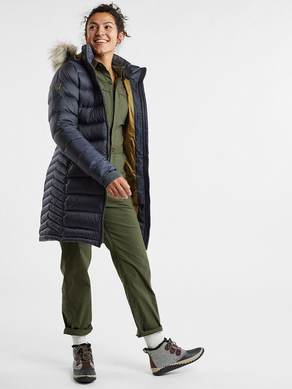 Long Puffer Jacket Business Class Parka