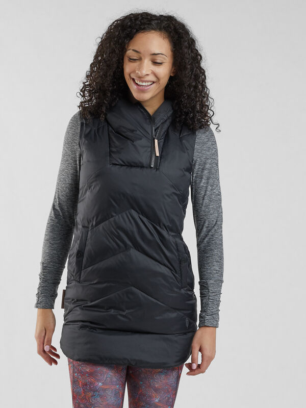 Fortuitous Vest Dress - Solid, , model