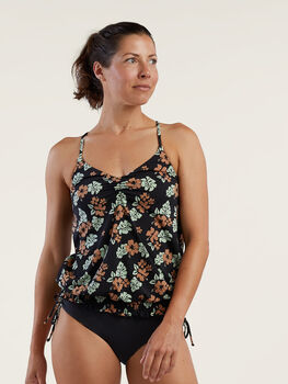 Steady Blouson Tankini Top - Kona