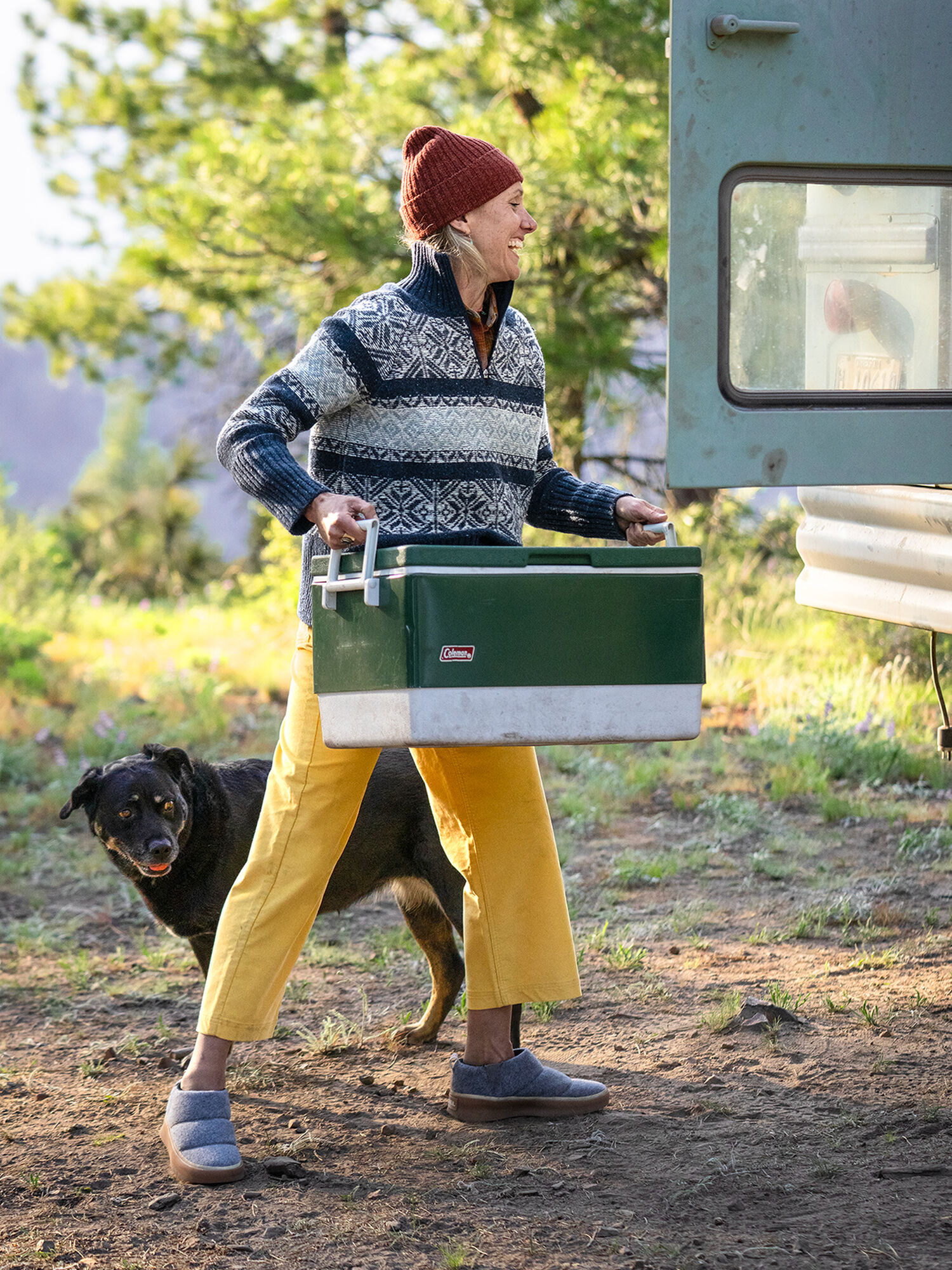 Snowcat 1/4 Zip Sweater, , model