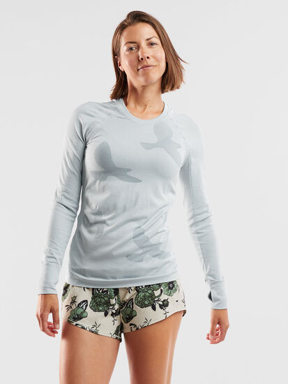 Oiselle Wings Out Long Sleeve Top