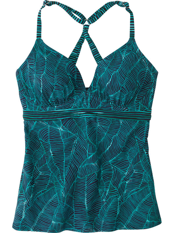 Tsunami Underwire Tankini Top - Linear Leaf, , original