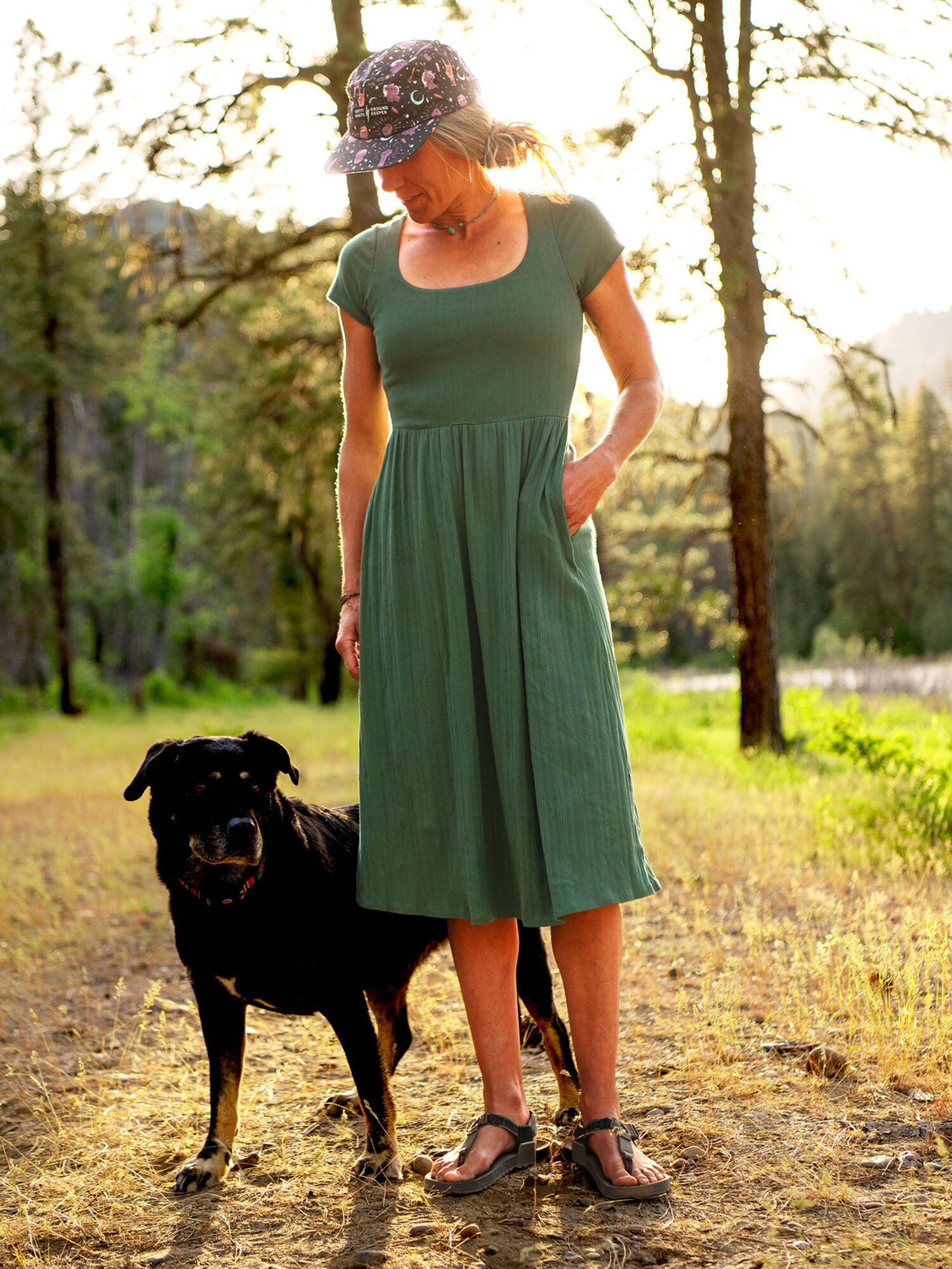 Rosalie Midi Dress, , model