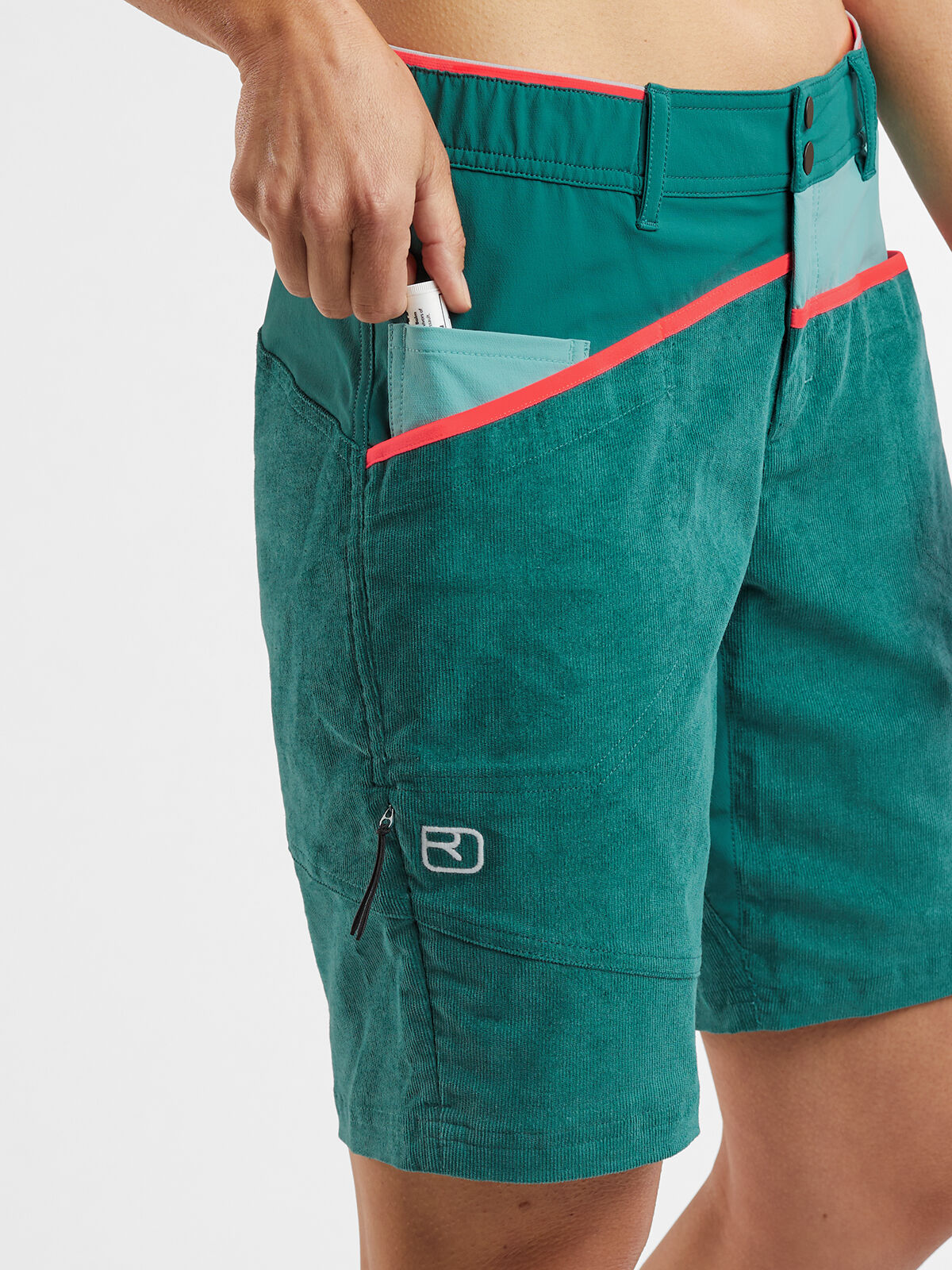 【COLOR iN ID】Studded corduroy short pants XIAOBU Corduroy Shorts Womens High Waist Loose Casual Shorts