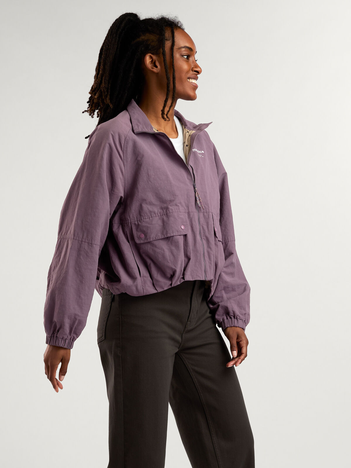 Petra Jacket – Hemp Blend Durable Windbreaker by Maloja | Title Nine