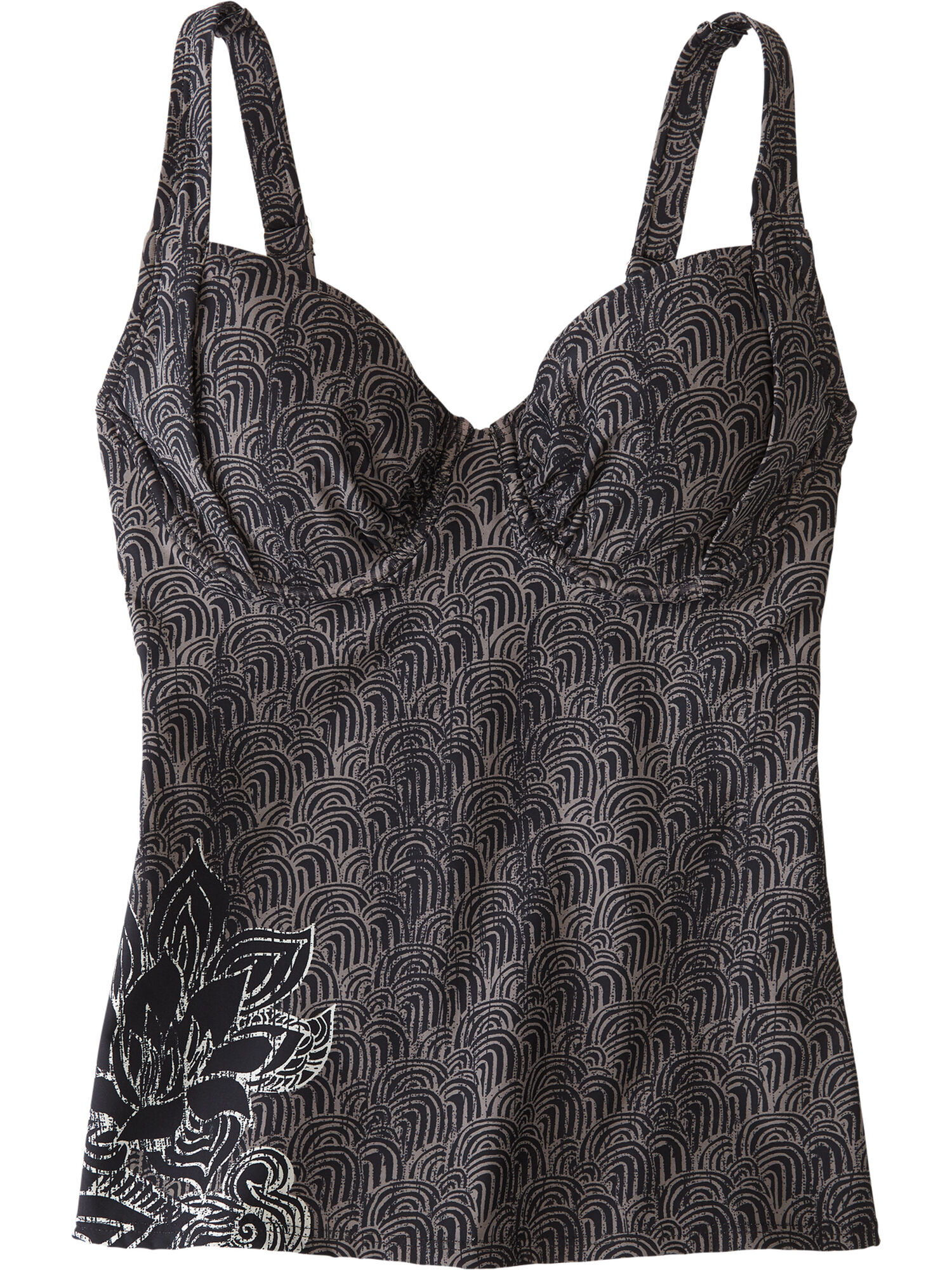 Bodacious Tankini - Placed Print Swirl, , original