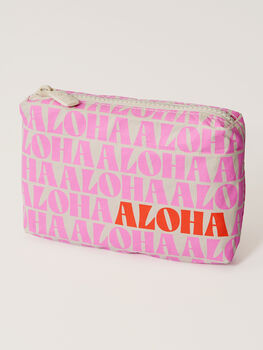 Aloha Mini Zipper Pouch