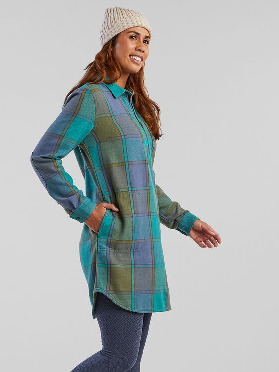 Plaiditude Heavyweight Flannel Shirtdress, , original