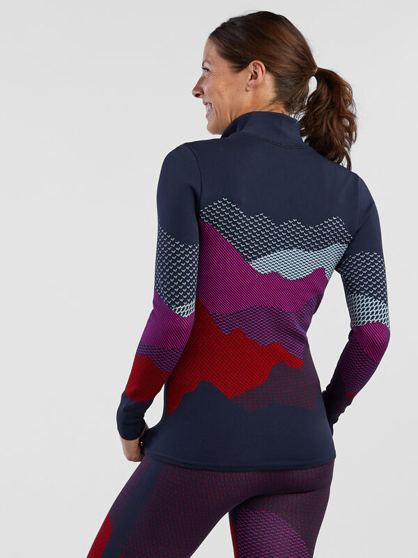 Karine 1/4 Zip Seamless Top, , original