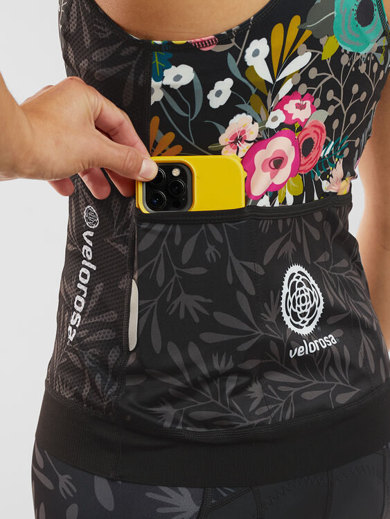 Ride Relentless Cycling Tank Top - Night Garden, , original