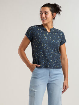 Women&rsquo;s Performance Waffle Knit Tee Nectar