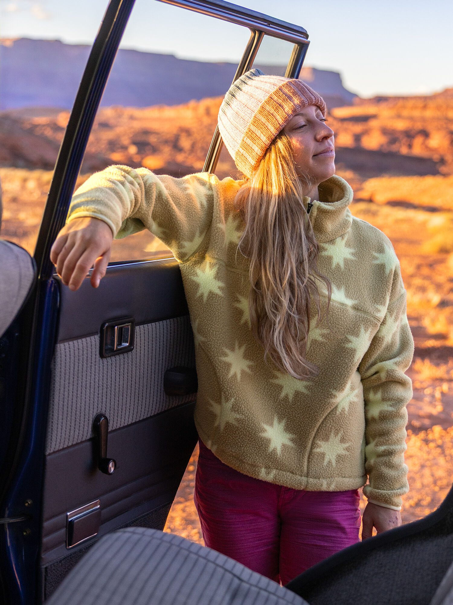 Freel 1/4 Zip Fleece Pullover, , model