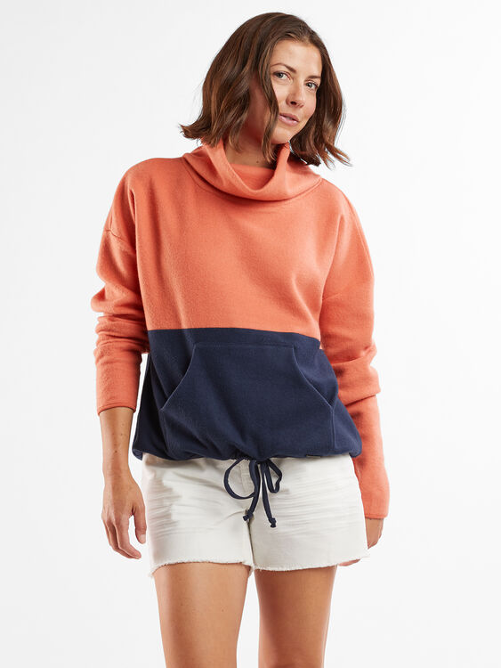 Endless Summer Cowl Neck Sweatshirt, , original