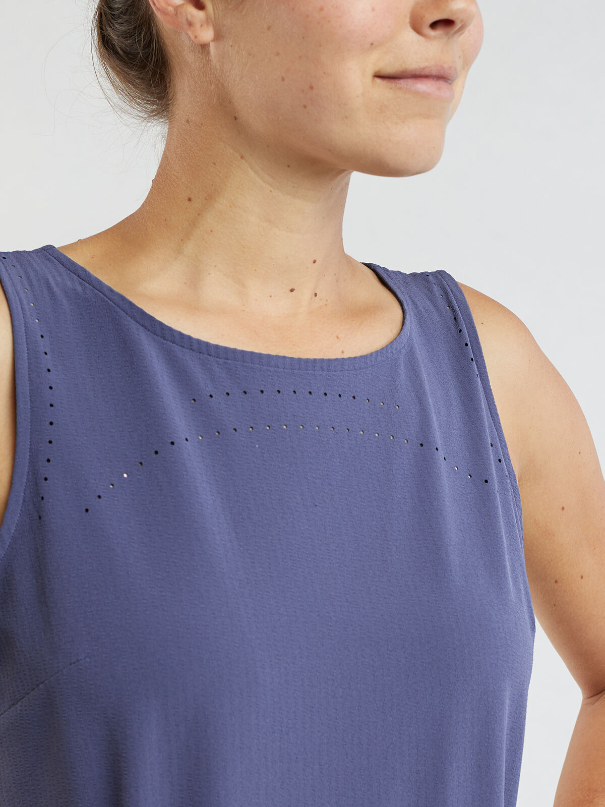 Women's Short Romper Cirrus Lasercut Crinkle | Title Nine