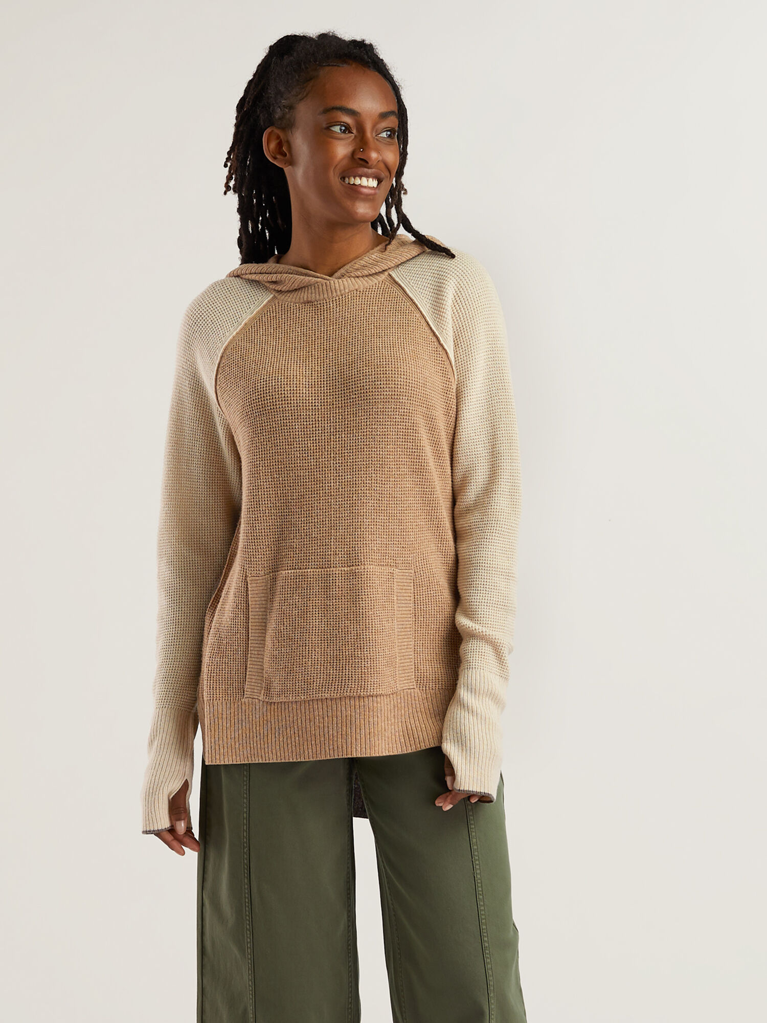 Saltbox Waffle Tunic Sweater, , original