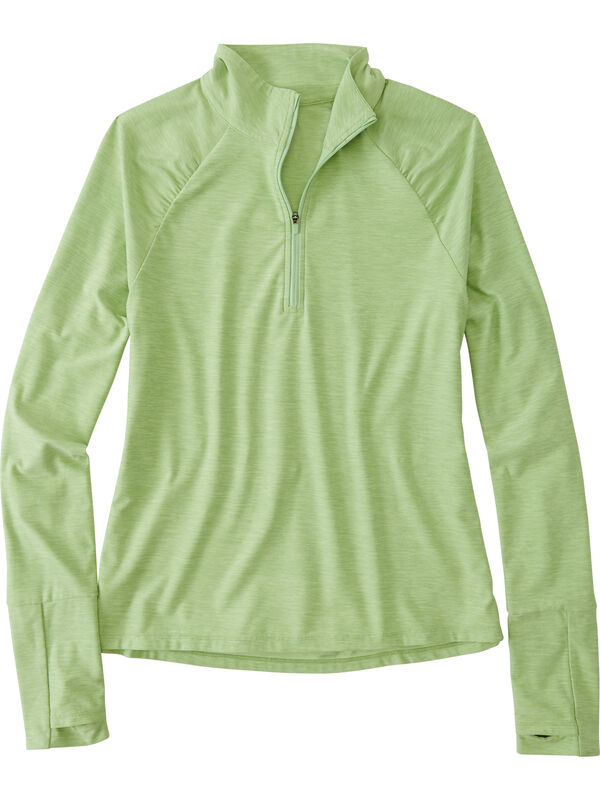 Grace Raglan 1/4 Zip Long Sleeve Top, , original