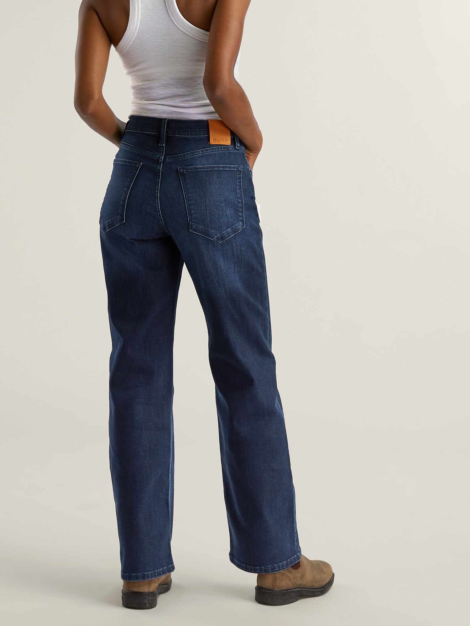 Performance High Rise Straight Jeans, , original