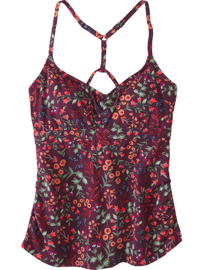 Tidal Rave Underwire Tankini Top - Floral Frenzy: Image 1