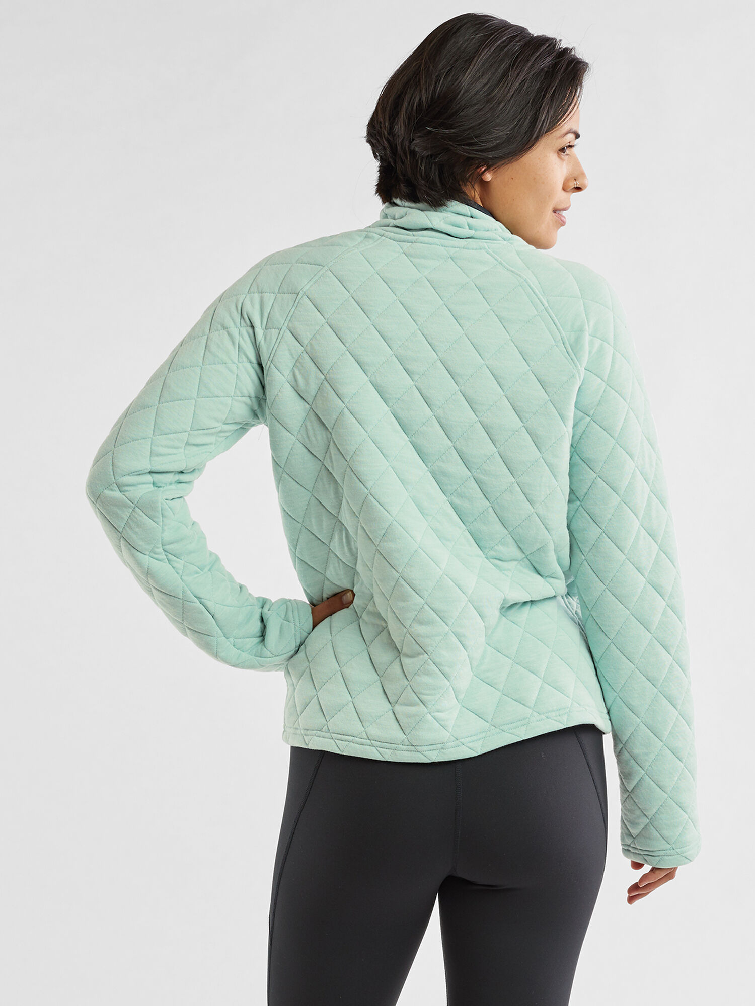 Power Up Quilted Snap Pullover, , original
