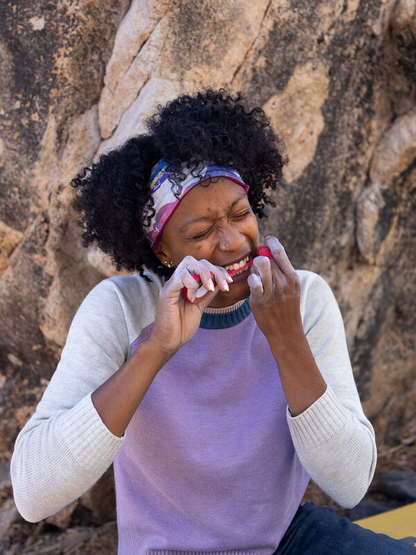 Women's Mendocino Crew Neck Sweater Colorblock