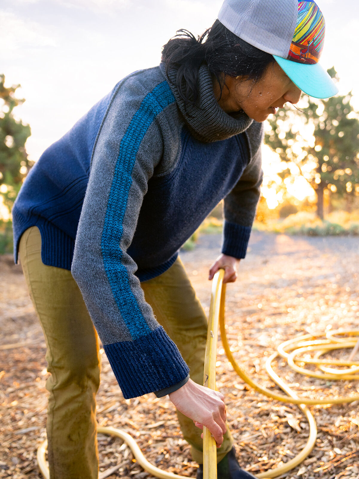 トップス ENNOY MERINO WOOL SWEATER (MIX GRAY) M ENNOY Merino Wool Sweater 