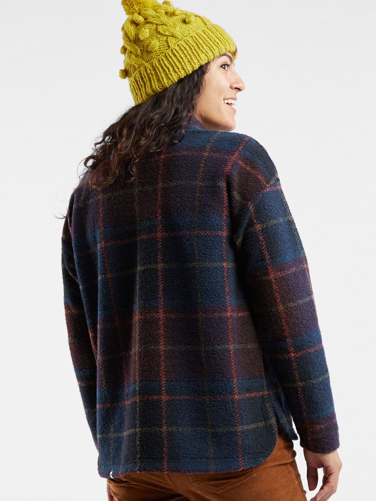 Velvet colette plaid clearance jacket