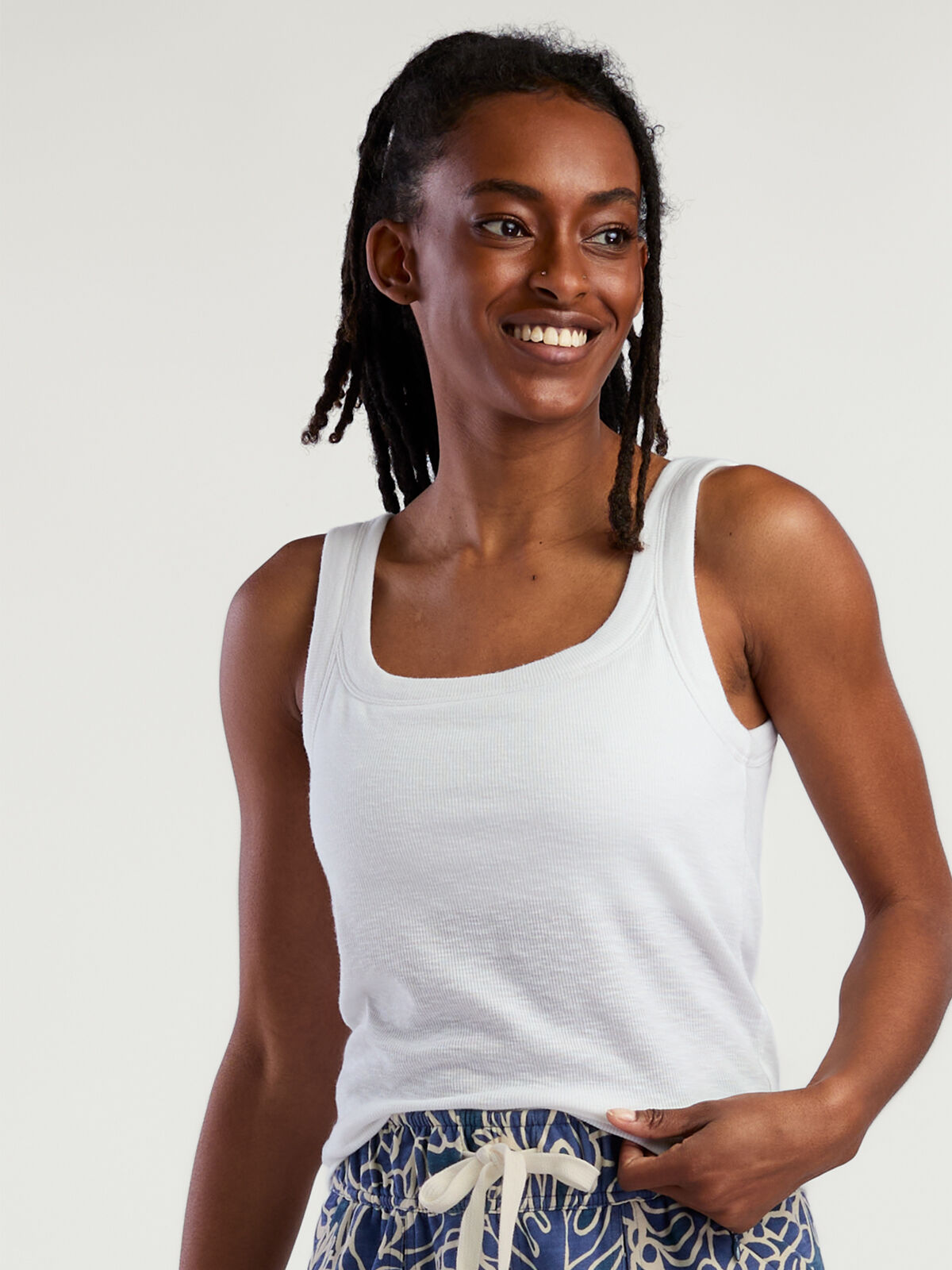 Headlands Square Neck Bra Top Built In Bra Tank | Title Nine