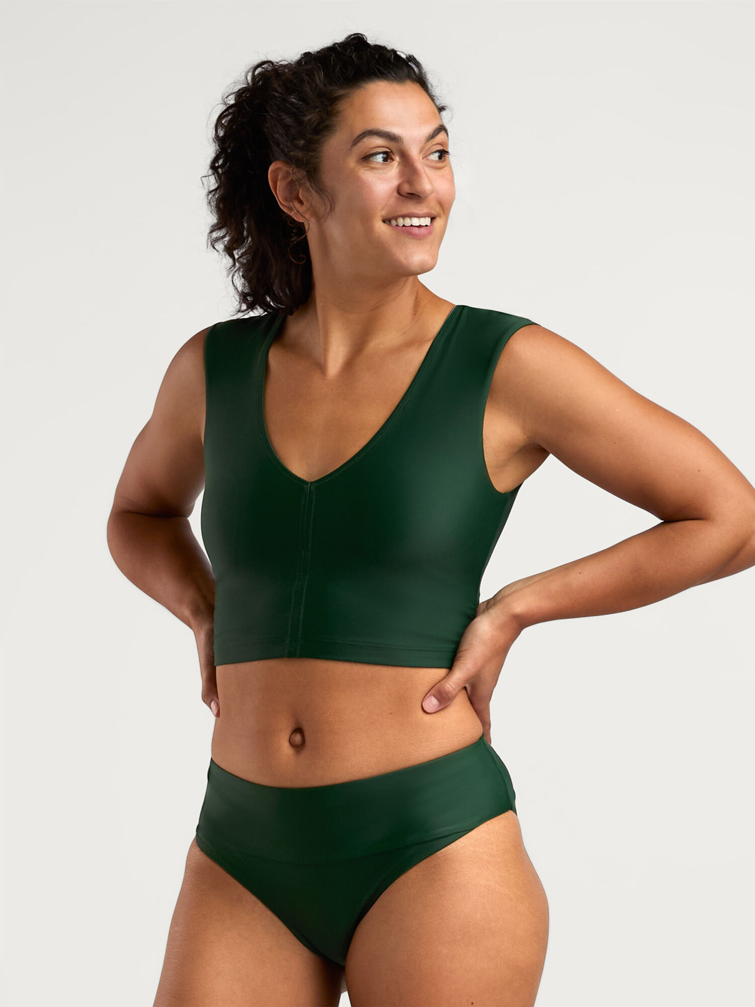 Whitecap Midkini Top - Solid, , original