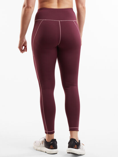 Mad Dash Reversible 7/8 Running Tights - Solid: Image 2