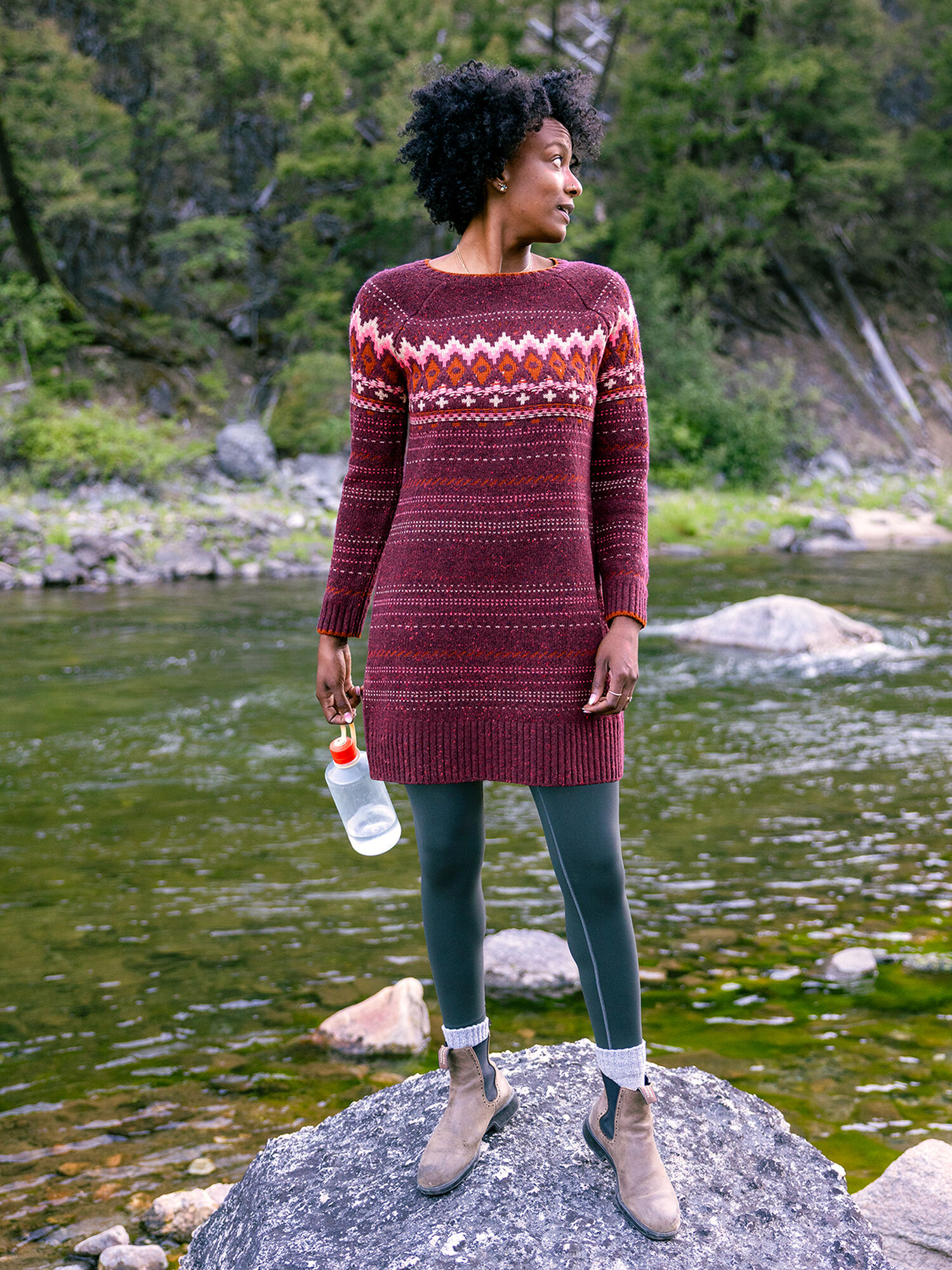 Tweedy Dress, , model