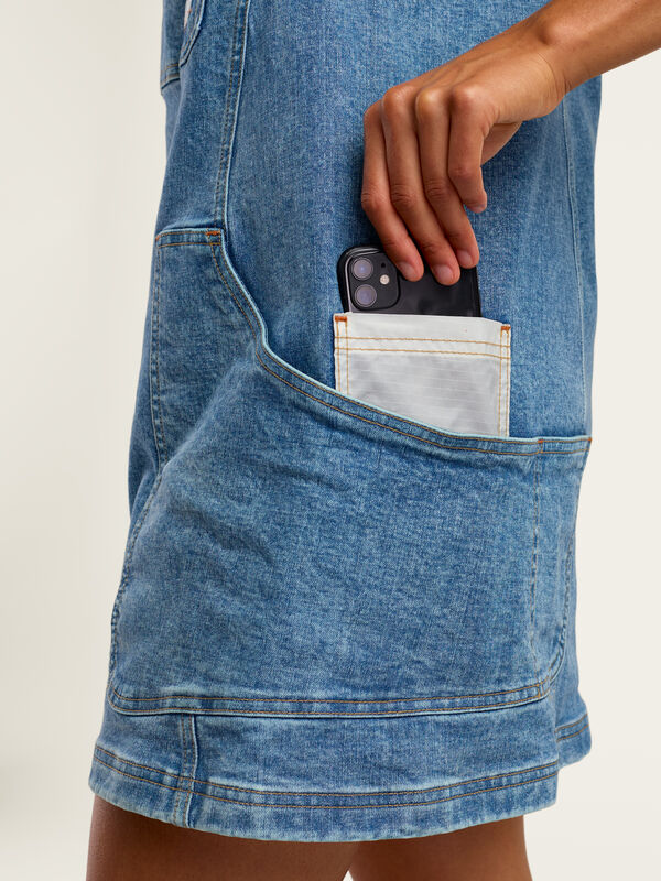 Arvo Jean Overall Dress, , original