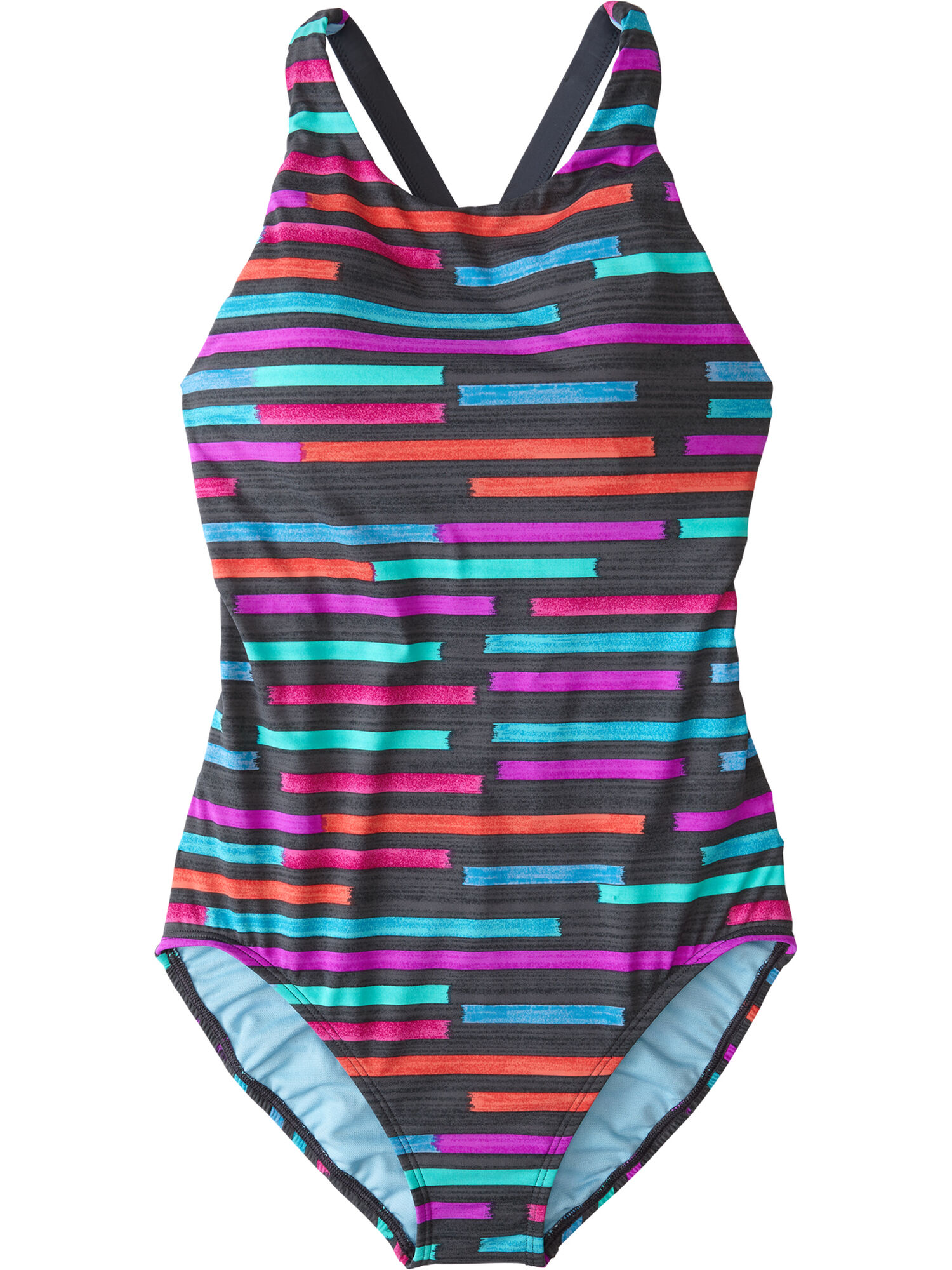 Woman Up High Neck One Piece Swimsuit - Color Shield, , original