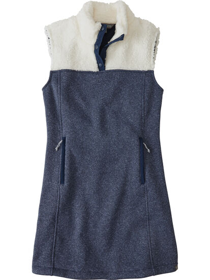Callitrix Fleece Vest Dress, , original
