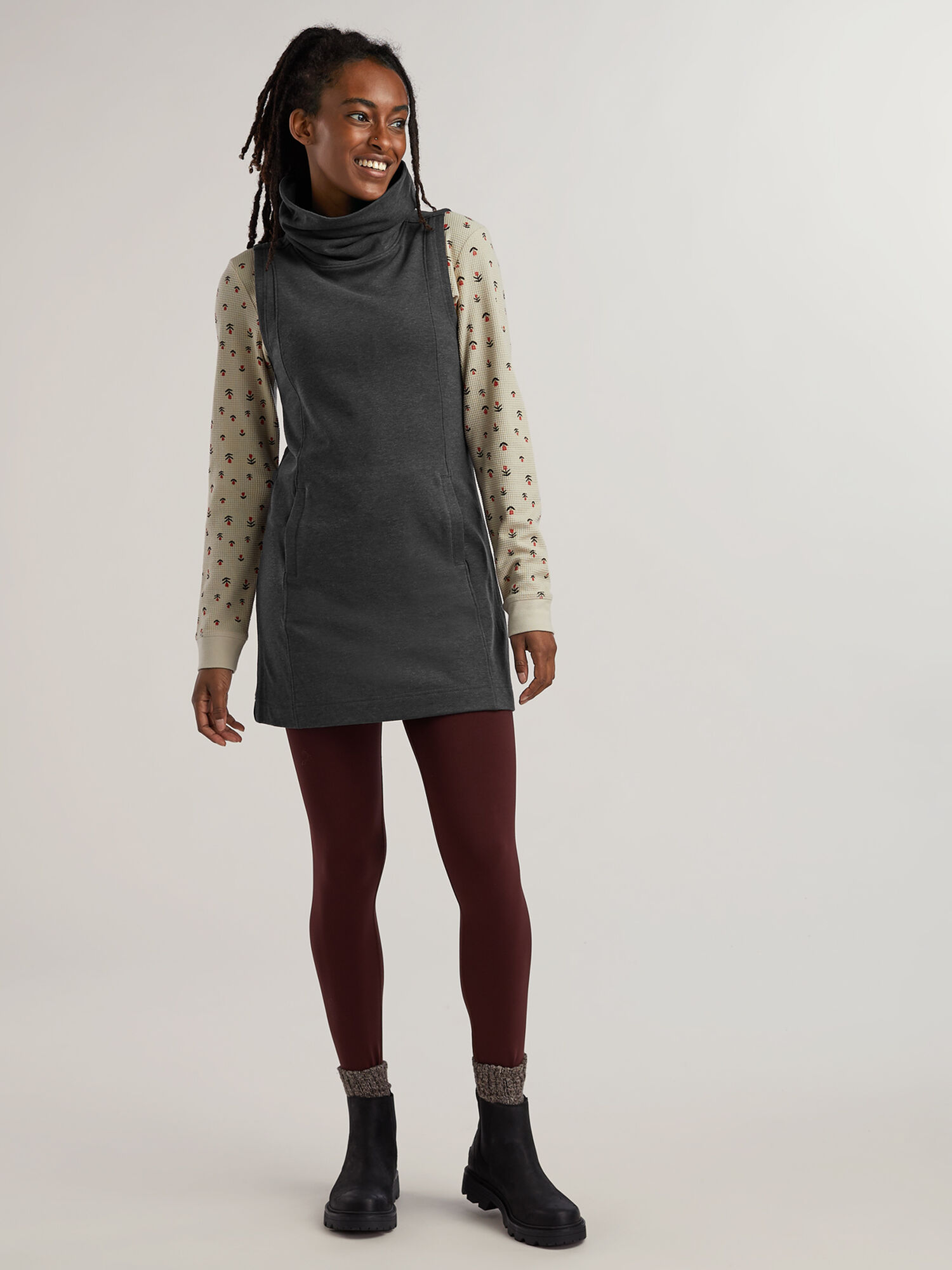 Catalyst Fleece Vest Dress, , original